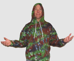 hooded-sweat shirt camo art