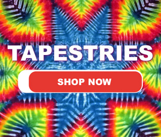 E-Art Tie-Dye Tapestries